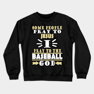 Baseball baseball player pitcher girls men Crewneck Sweatshirt